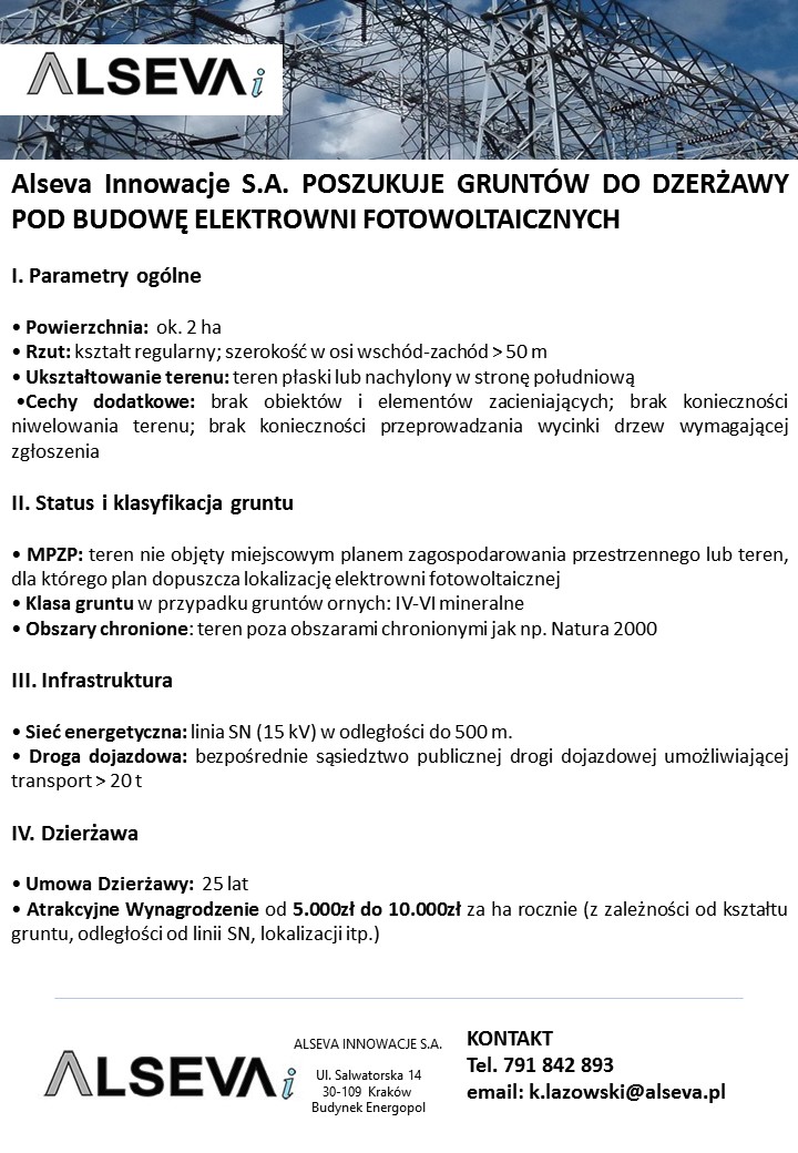 SZUKAM DZIAŁKI POD DZIERŻAWĘ