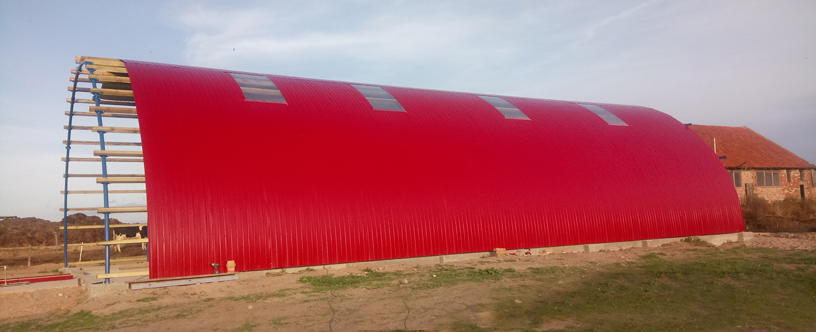  HALA łukowa tunelowa magazynowa hangar 11,8 x 20