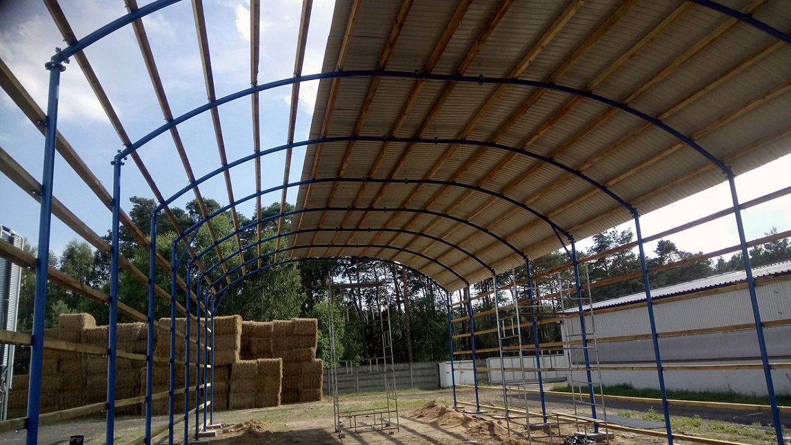  HALA łukowa tunelowa magazynowa hangar 11,8 x 20