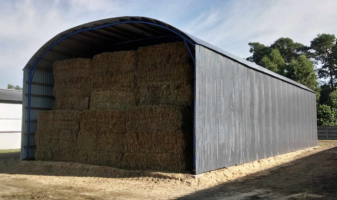  HALA łukowa tunelowa magazynowa hangar 11,8 x 25