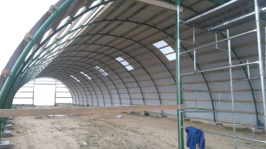  HALA stalowa łukowa hangar magazynowy 10,8 x 50