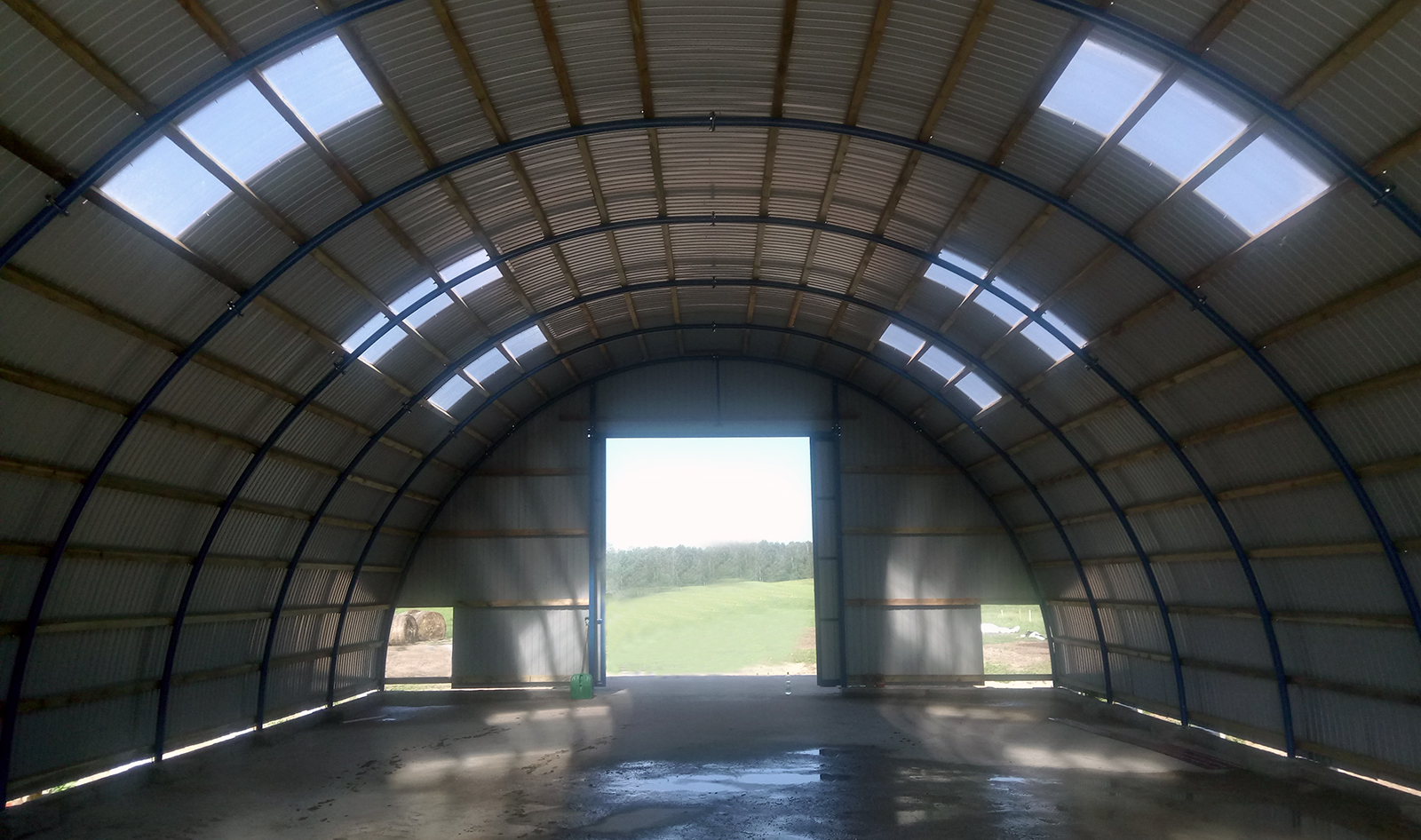  HALA stalowa łukowa hangar magazynowy 10,8 x 50