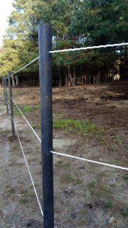 Słupki ogrodzeniowe do pastucha z tworzywa sztucznego